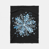 Christmas Snowflake - Cute Winter Vibe For Holiday Fleecedecke (Vorderseite)