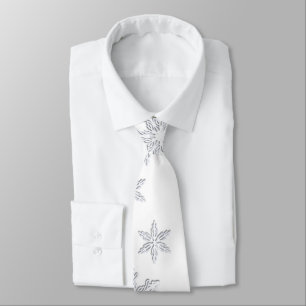 Christmas Snowflake Necktie Krawatte