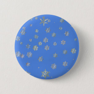 CHRISTMAS SNOWFLAKES BUTTON