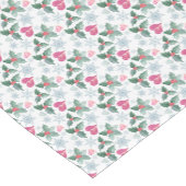 Christmas Snowflakes mistletoe hearts holiday new Kurzer Tischläufer (Ecke)