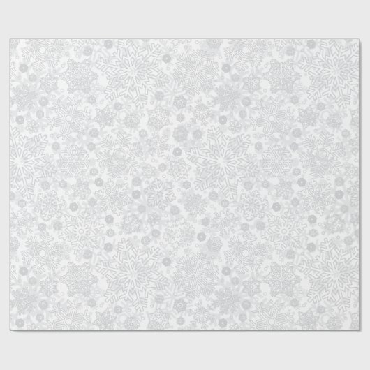 CHRISTMAS SNOWFLAKES PATTER | WRAPPING PAPIER GESCHENKPAPIER (Flach)