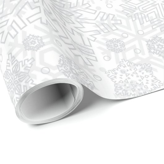 CHRISTMAS SNOWFLAKES PATTER | WRAPPING PAPIER GESCHENKPAPIER (Rolleneckpunkt)