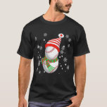 Christmas Snowman Baseball Ugly Weihnachtsmannmütz T-Shirt<br><div class="desc">Weihnachtsschneeball Baseball Ugly Weihnachtsmannmütze Sport Funny Xmas</div>