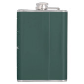 Christmas Snowman Candy Cane Flachmann (Rückseite)