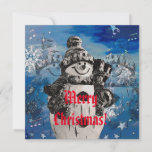 Christmas Snowman Cards<br><div class="desc">Der Winter ist hier! Und das bedeutet Weihnachten! Dieser niedliche Schneemann ist bereit und mit Wollspielzeug,  Mitten und Schal für den Winter verkleidet! Feiern wir Weihnachten mit der Familie und Freunden und geniessen Sie die anderen Gesellschaft. :</div>