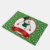 Christmas Snowman Doormat Fußmatte (Schrägansicht)