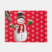 Christmas Snowman Doormat Fußmatte (Vorderseite)