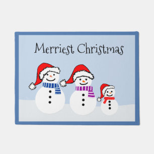 Christmas Snowman Doormat Fußmatte