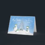CHRISTMAS - Snowman-Familie - von der ganzen Gang Feiertagskarte<br><div class="desc">Diese Karte ist ideal,  um all Ihren Freunden und der Familie eine Karte zu schicken,  die mit dieser charmanten Snowman-Familie sicher ein Lächeln auf den Gesichtern bringt.</div>