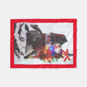 CHRISTMAS SNOWMAN FLEECEDECKE (Vorderseite (Horizontal))