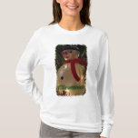 Christmas Snowman Foto Sweatshirt T-Shirt<br><div class="desc">Was denkt dieser Schneemann? Copyright © 2011 Fred Ziegler</div>