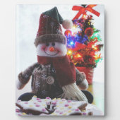 CHRISTMAS SNOWMAN FOTOPLATTE (Vorderseite)