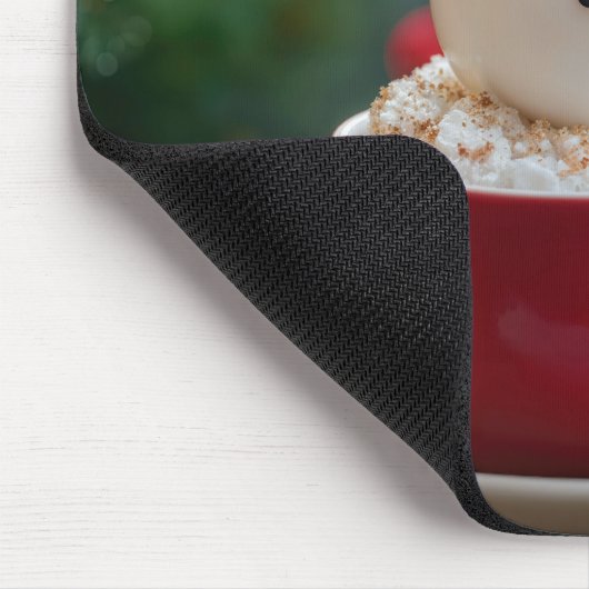Christmas Snowman In Hot Cocoa Mousepad (Ecke)