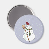 Christmas Snowman Magnet (Vorderseite/Rückseite)