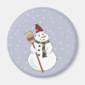 Christmas Snowman Magnet (Vorne)