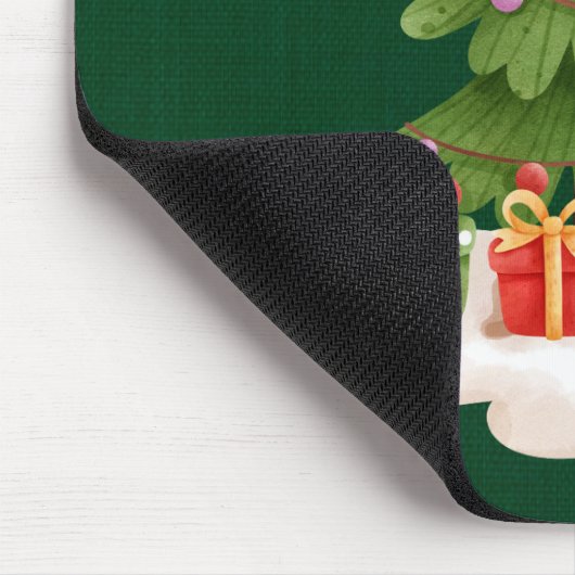 Christmas Snowman Mouse Pad Mousepad (Ecke)