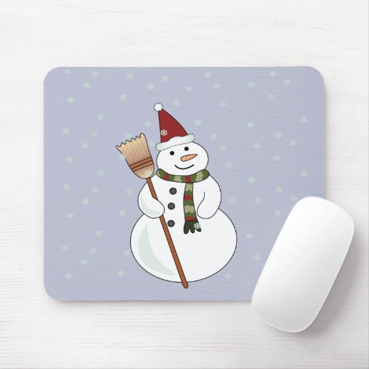 Christmas Snowman Mousepad (Mit Mouse)