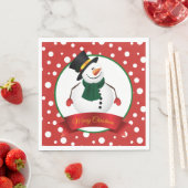 Christmas Snowman Paper Napkins Serviette (Beispiel)