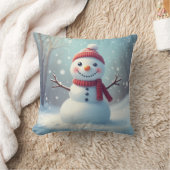 Christmas Snowman Pillow Kissen (Decke)