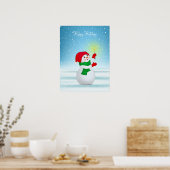 Christmas Snowman Poster (Küche)