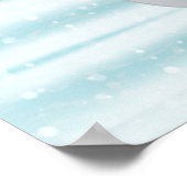 Christmas Snowman Poster (Ecke)