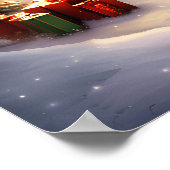 Christmas Snowman Poster (Ecke)