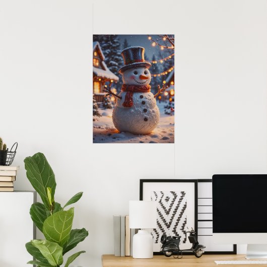 Christmas Snowman Poster (Heimbüro)
