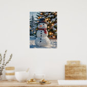 Christmas Snowman Poster (Küche)