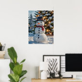 Christmas Snowman Poster (Heimbüro)