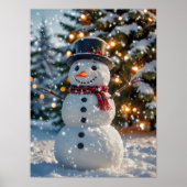 Christmas Snowman Poster (Vorne)