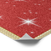 Christmas Snowman Poster (Ecke)