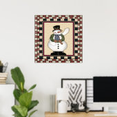 Christmas Snowman Poster (Heimbüro)
