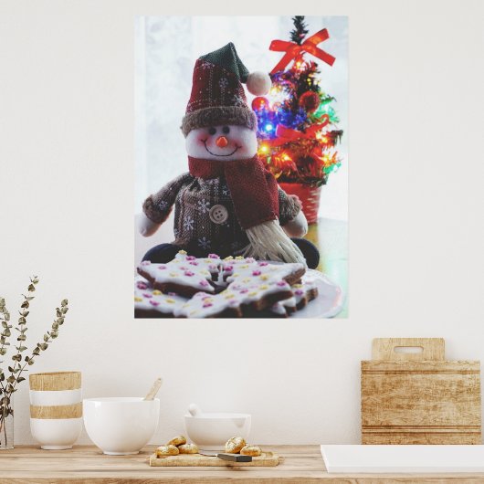 CHRISTMAS SNOWMAN POSTER (Küche)