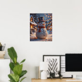 Christmas Snowman Poster (Heimbüro)