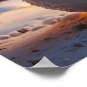 Christmas Snowman Poster (Ecke)
