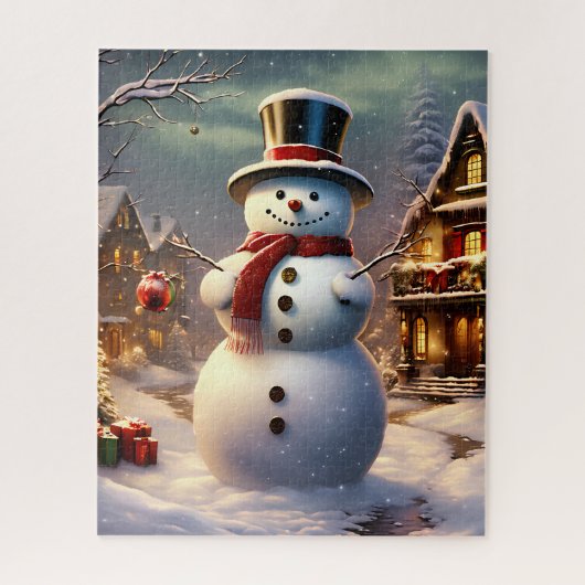 Christmas Snowman Puzzle (Vertikal)