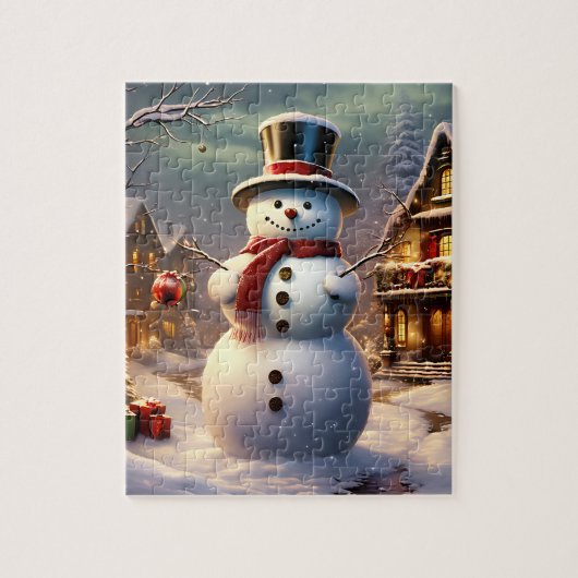 Christmas Snowman Puzzle (Vertikal)