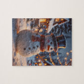 Christmas Snowman Puzzle (Horizontal)