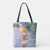 Christmas snowman walking tasche (Rückseite)