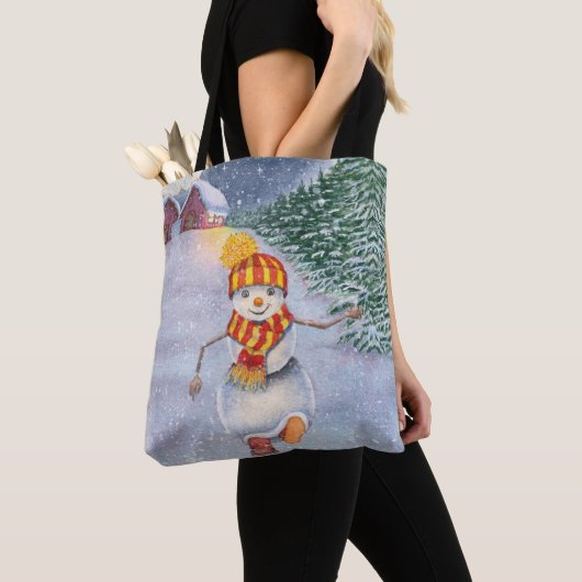 Christmas snowman walking tasche (Von Nahem)