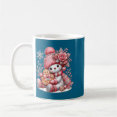 Christmas Snowperson Kaffeetasse (Links)