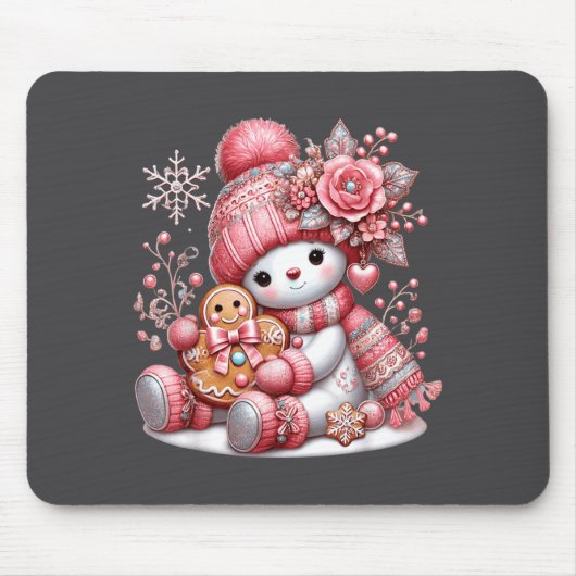 Christmas Snowperson Mousepad (Vorne)