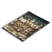 Christmas Snowy Manor Storybook Wonderland Notizblock (Linke Seite)
