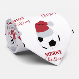 Christmas Soccer Ball Sports Football Holiday Krawatte