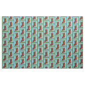 Christmas Sock Monkey Fabric Stoff (Yard (91,4 cm))