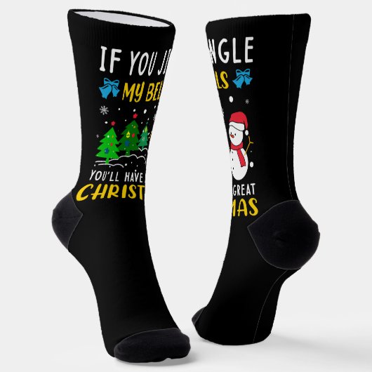 Christmas Socks- Crew Socks Socken (Gewinkelt)