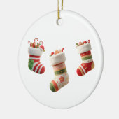 Christmas Socks Set – Cute Holiday Sock Designs Keramik Ornament (Links)