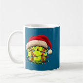 Christmas Softball Xmas Santa Srts Hat Mens Womens Kaffeetasse (Links)