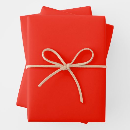 Christmas solid red geschenkpapier set (Beispiel)