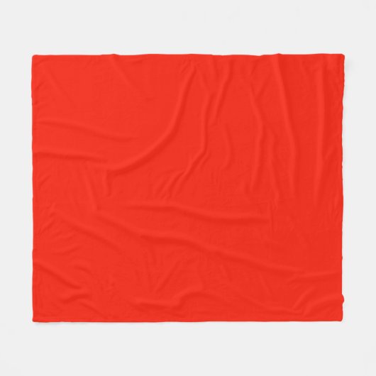 Christmas solid red stylish fleecedecke (Vorderseite (Horizontal))